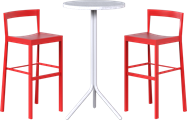 Baxter Poseidon Bar Table Package - 2 Stools